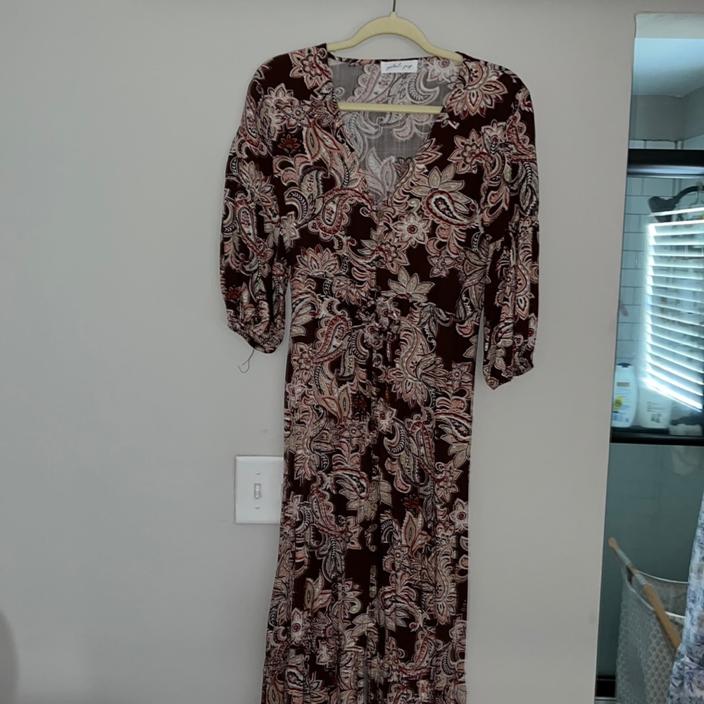 Patterned maxi dress